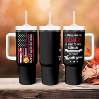 Best Coach Appreciation Gifts Tumbler With Handle Thank You Coach Coaches Appreciation Gifts US Flag