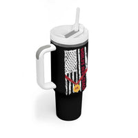 Coach Gifts Tumbler With Handle World's Best Coach Appreciation Gifts US Flag
