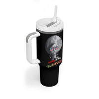 Harris 2024 Election Tumbler With Handle Voting Is My Black Job - Wonder Print Shop