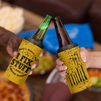 Funny Dad 4 in 1 Can Cooler Tumbler Grandpa Mechanic Handyman Engine Oil Filter Cup