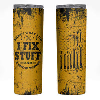 Funny Dad Skinny Tumbler Grandpa Mechanic Handyman Engine Oil Filter Cup