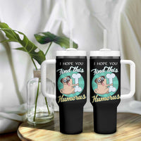 Funny Bones Anatomy Tumbler With Handle I Hope You Find This Humerus Dog Meme Pun Fun Humerous