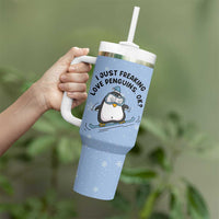 Penguin Gifts Tumbler With Handle Gift For Girls Friends Teacher Girlfriend Who Loves Penguins