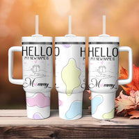 First Time Mom Gift Tumbler With Handle New Mommy Pregnancy Gifts For First Mother's day