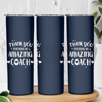 Coach Thank You Skinny Tumbler Basketball Football Sports Coach Appreciation Gifts