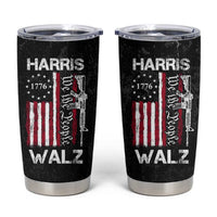 Harris Walz Waltz 2024 Tumbler Cup US Flag Gun Democratic Madam President 4th Of July - Wonder Print Shop