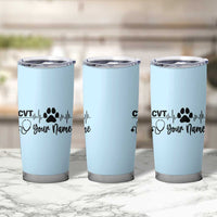 Personalized Vet Tech Tumbler Cup Vet Staff Appreciation Gift Tarot Card Custom Name - Wonder Print Shop