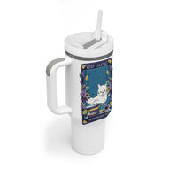 Funny Psychology Gifts Tumbler With Handle Keep Talking I'm Diagnosing You, Funny Gift for Psychologist Psychiatrist Therapist School Counselor Cat Lovers TB10