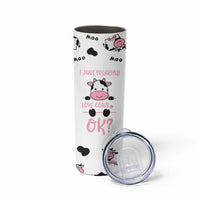 Cow Gifts For Women Skinny Tumbler Funny Cow Lovers Gift For Women Girlfrend Kids
