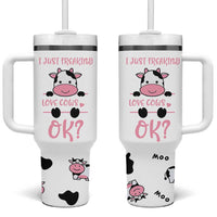 Cow Gifts For Women Tumbler With Handle Funny Cow Lovers Gift For Women Girlfrend Kids
