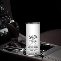 Bestie Gifts Skinny Tumbler Funny Best Friend Gift Heres To Another Year Of Us