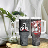 Boxing Gifts Tumbler With Handle Touch Me And Your First Boxing Lesson Is Free