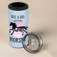 Horse Gifts For Girls 4 in 1 Can Cooler Tumbler Horse Lovers Equestrian Girls Cowgirl Gift
