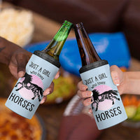 Horse Gifts For Girls 4 in 1 Can Cooler Tumbler Horse Lovers Equestrian Girls Cowgirl Gift