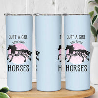 Horse Gifts For Girls Skinny Tumbler Horse Lovers Equestrian Girls Cowgirl Gift