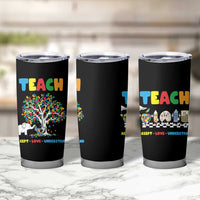 Autism Teacher Tumbler Cup Accept Love Understand Cute Puzzle - Wonder Print Shop