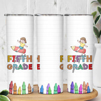 Fifth Grade Skinny Tumbler Teacher Back to School - Wonder Print Shop