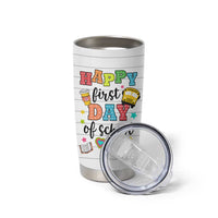 Teacher Tumbler Cup Happy First Day Of School - Wonder Print Shop