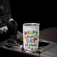 Teacher Tumbler Cup Happy First Day Of School - Wonder Print Shop