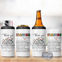 Heartwarming Teacher Gift 4 in 1 Can Cooler Tumbler Thank You For Helping Little Minds Grow - Wonder Print Shop