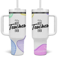 Best Teacher Appreciation Gifts Tumbler With Handle From Students Cute Pastel Butterfly