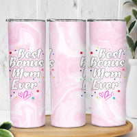 Bonus Mom Gift Skinny Tumbler for Mother's Day Birthday Step Mother