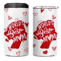 Mothers Day Mom Gifts 4 in 1 Can Cooler Tumbler Best Mom Ever