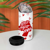 Mothers Day Mom Gifts 4 in 1 Can Cooler Tumbler Best Mom Ever