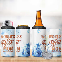 Mothers Gift 4 in 1 Can Cooler Tumbler Funny World's Best Mom Gifts from Daughter Son