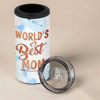 Mothers Gift 4 in 1 Can Cooler Tumbler Funny World's Best Mom Gifts from Daughter Son