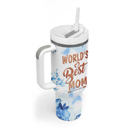 Mothers Gift Tumbler With Handle Funny World's Best Mom Gifts from Daughter Son