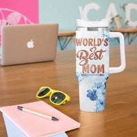 Mothers Gift Tumbler With Handle Funny World's Best Mom Gifts from Daughter Son