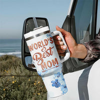 Mothers Gift Tumbler With Handle Funny World's Best Mom Gifts from Daughter Son