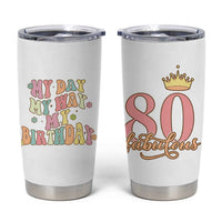 Funny 80th Birthday Gift Idea Tumbler Cup Women Mom Grandma Turning 80 Gifts for Her - Wonder Print Shop