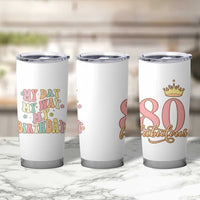 Funny 80th Birthday Gift Idea Tumbler Cup Women Mom Grandma Turning 80 Gifts for Her - Wonder Print Shop