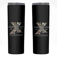 Gen X Generation Skinny Tumbler 80's rock bands cassette tape - Wonder Print Shop