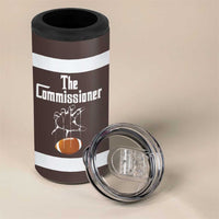 Fantasy Football Commissioner Draft Party Commish FFL 4 in 1 Can Cooler Tumbler Sports Party Gifts - Wonder Print Shop