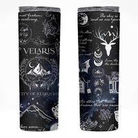 Velaris City Of Starlight Skinny Tumbler Fantasy Night Sky Bookish Book Lovers