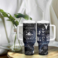 Velaris City Of Starlight Tumbler With Handle Fantasy Night Sky Bookish Book Lovers