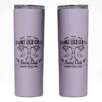 Harris Walz 2024 Skinny Tumbler Mind Your Own Damn Business Madam President Girl Power - Wonder Print Shop