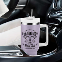 Harris Walz 2024 Tumbler With Handle Mind Your Own Damn Business Madam President Girl Power - Wonder Print Shop