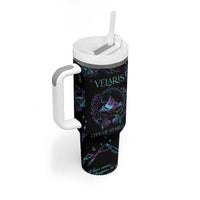 Velaris City Of Starlight Tumbler With Handle Fantasy Celestial City Night Sky Bookish Book Lovers