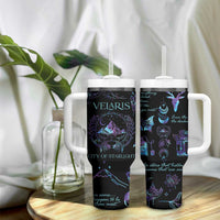 Velaris City Of Starlight Tumbler With Handle Fantasy Celestial City Night Sky Bookish Book Lovers