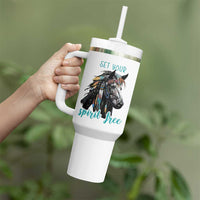 Horse Lovers Tumbler With Handle Cowgirl Cowboy Equestrian Gifts