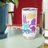 Cat Lover Gifts Tumbler Cup Kitten Quotes From Famous Writers Authors and Feline Lovers