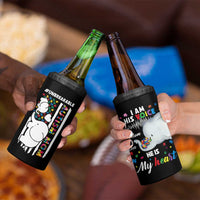 Autism Mom Gifts 4 in 1 Can Cooler Tumbler Autistic Kid Parents Mothers Day Autism Awareness