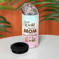 Mothers Day Mom Gifts 4 in 1 Can Cooler Tumbler Home is Where Mom Is