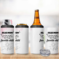 Mothers Day Gifts for Mom 4 in 1 Can Cooler Tumbler Mama I'm Your Favorite Child