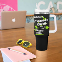Mom Dad Gifts Tumbler With Handle Funny I'm Your Favorite Child Parents Gifts for Couples - Wonder Print Shop