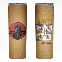Horse Lovers Skinny Tumbler Inspiration Equestrian Girls Cowgirl Gifts